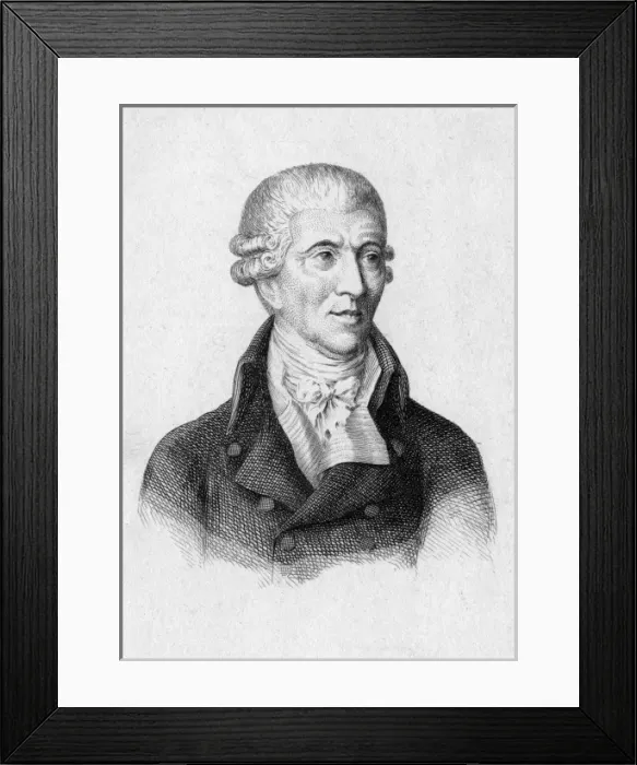 Framed Print : Joseph Haydn  /  Anon Eng