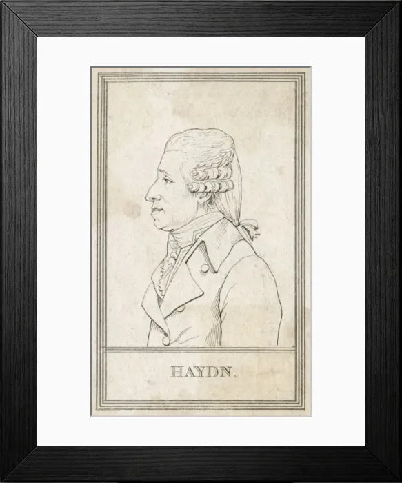 Framed Print : Joseph Haydn / French Framed Print : Joseph Haydn / French