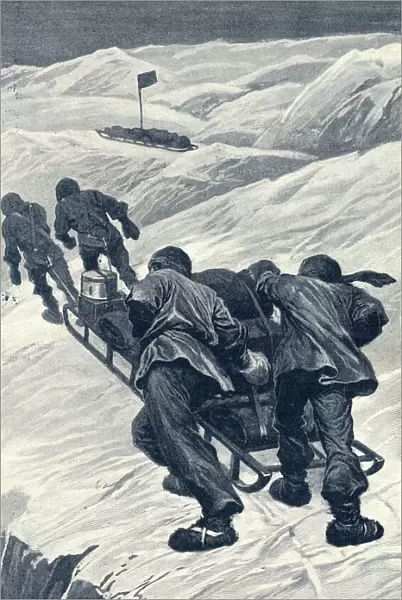 Shackleton  /  Sledging  /  1908