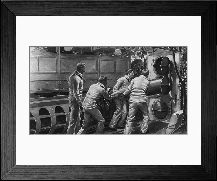 Framed Print : Firing a Torpedo Framed Print : Firing a Torpedo