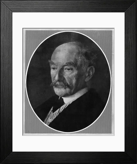 Framed Print : Thomas Hardy / Oval / 1923 Framed Print : Thomas Hardy / Oval / 1923