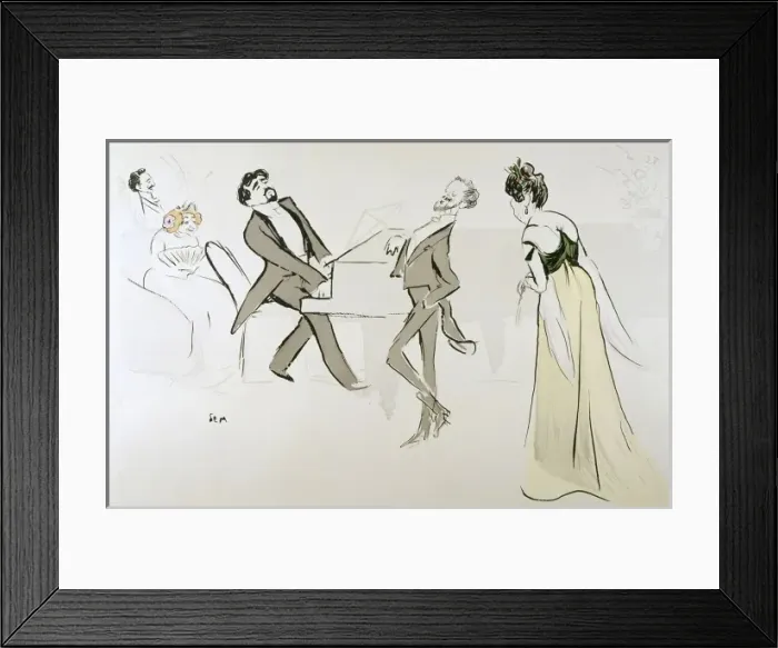 Framed Print : Reynaldo Hahn / Sem 14 / 2 Framed Print : Reynaldo Hahn / Sem 14 / 2
