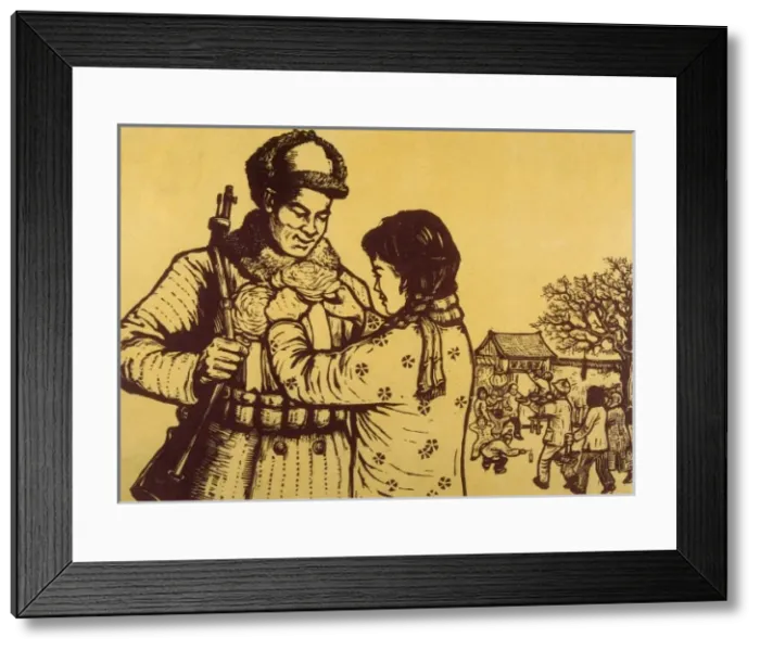 Framed Print : Joining the Volunteers Framed Print : Joining the Volunteers