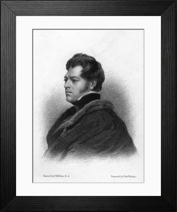 Framed Print : Sir John Richardson / 1828 Framed Print : Sir John Richardson / 1828