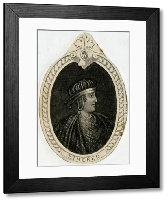 Framed Print : ETHELRED I (D. 871) Framed Print : ETHELRED I (D. 871)