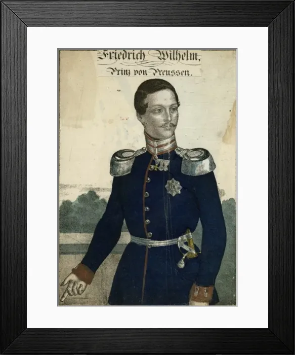 Framed Print : Friedrich Wilhelm Iv / Col Framed Print : Friedrich Wilhelm Iv / Col