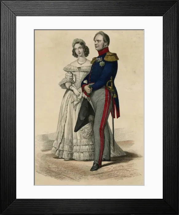 Framed Print : Friedrich Wilhelm Iv / Wif Framed Print : Friedrich Wilhelm Iv / Wif