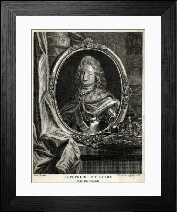Framed Print : Friedrich Wilhelm I / Pen Framed Print : Friedrich Wilhelm I / Pen