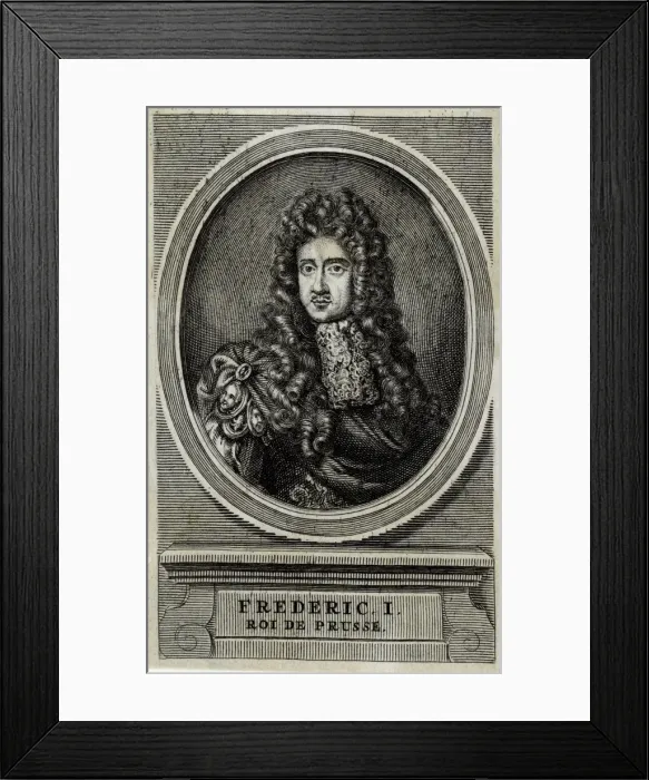 Framed Print : Friedrich I / Prussia / Oval Framed Print : Friedrich I / Prussia / Oval