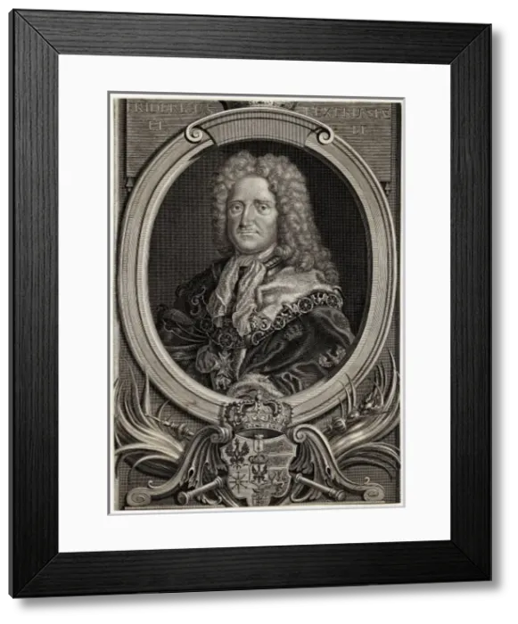 Framed Print : Friedrich I / Prussia / Oval Framed Print : Friedrich I / Prussia / Oval