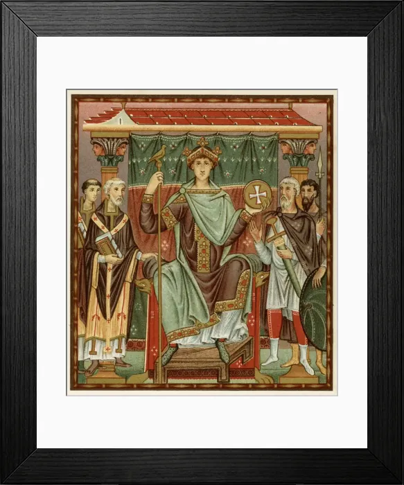 Framed Print : Heinrich Ii / Hre / Bamberg Framed Print : Heinrich Ii / Hre / Bamberg