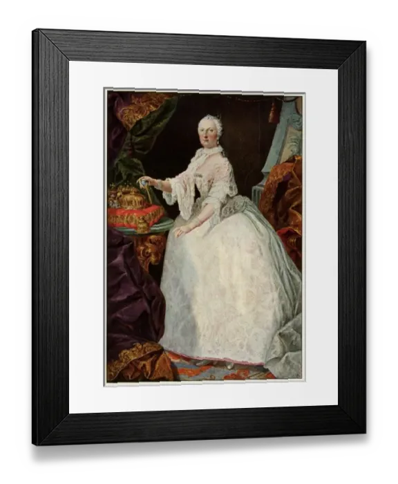 Framed Print : Maria Theresia / V Meytens Framed Print : Maria Theresia / V Meytens
