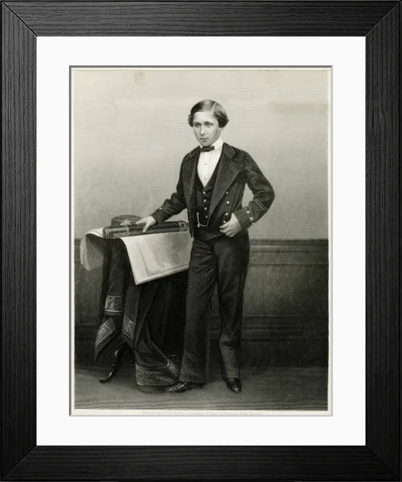 Framed Print : Alfred, D. of Edinburgh