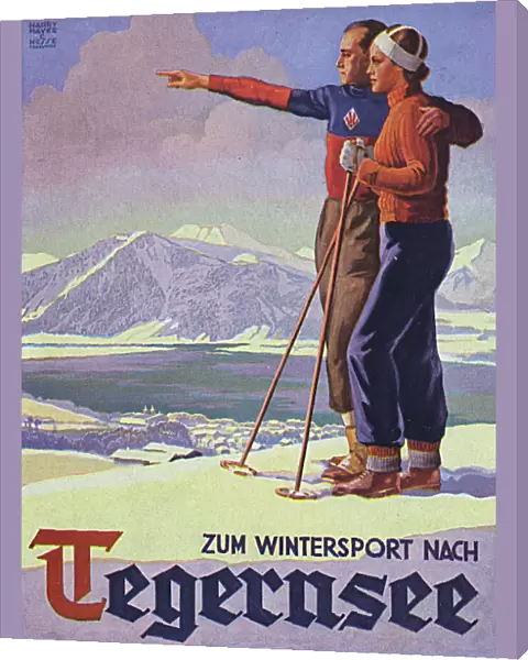German Ski Poster