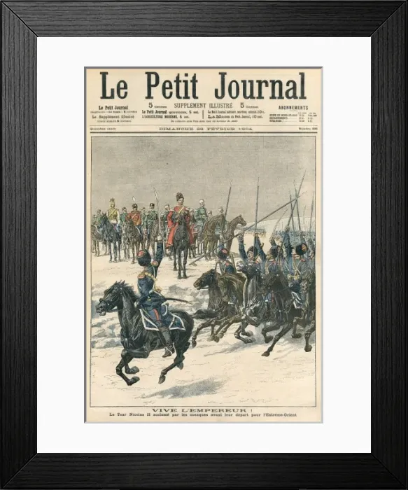 Framed Print : Nicolas Ii / Cossacks 1904 Framed Print : Nicolas Ii / Cossacks 1904