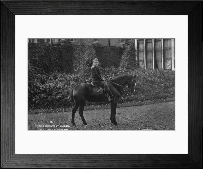 Framed Print : Edward Viii / Horse 1900 Framed Print : Edward Viii / Horse 1900