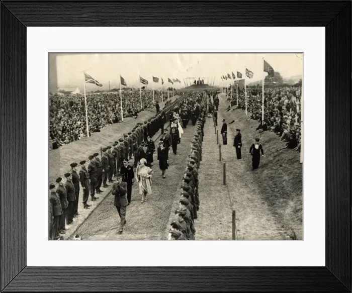 Framed Print : George VI 1945 Framed Print : George VI 1945