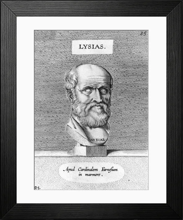 Framed Print : Lysias (Anon) Framed Print : Lysias (Anon)