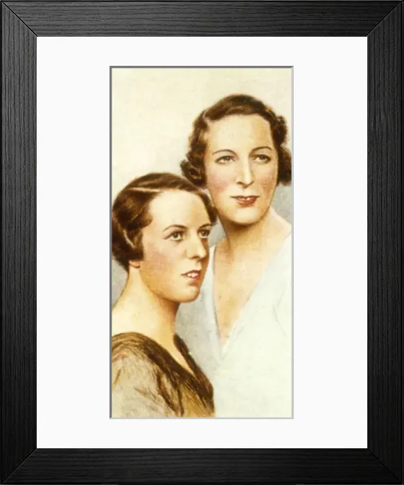 Framed Print : Elsie & Doris Waters / Cig Framed Print : Elsie & Doris Waters / Cig