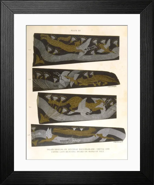 Framed Print : Mycenae Dagger / Knossos Framed Print : Mycenae Dagger / Knossos