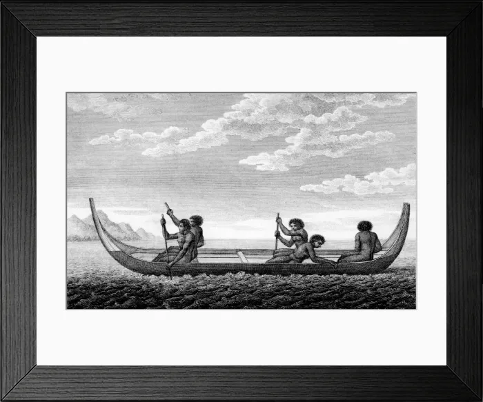 Framed Print : Boat Solomon Islands 1 Framed Print : Boat Solomon Islands 1