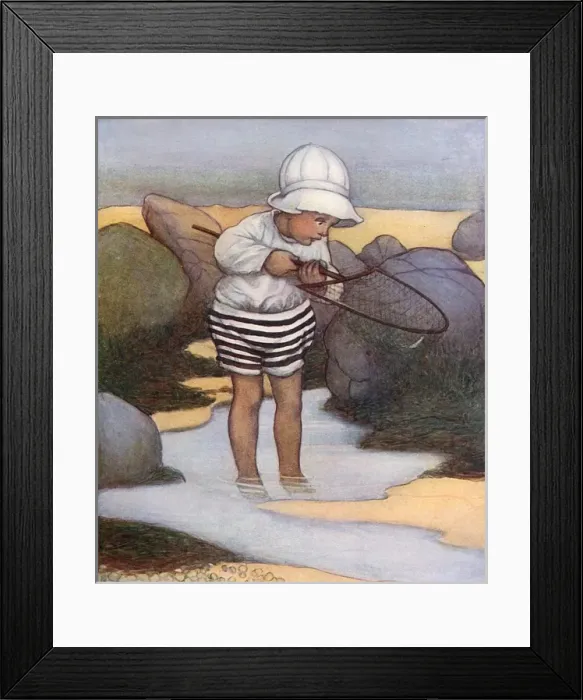 Framed Print : Boy on Beach Framed Print : Boy on Beach
