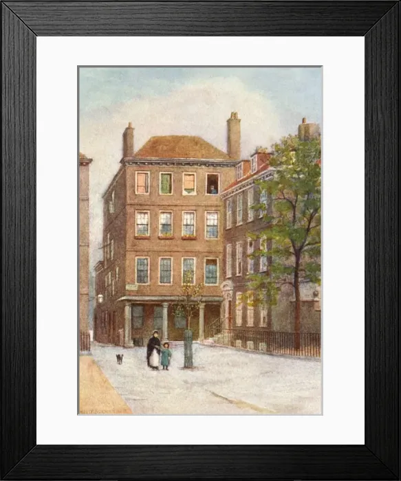Framed Print : GRAYs INN SQUARE 1905 Framed Print : GRAYs INN SQUARE 1905