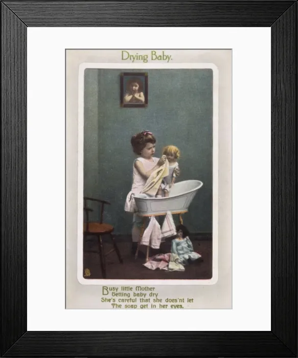 Framed Print : Bathing Dolly (Photo) Framed Print : Bathing Dolly (Photo)