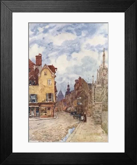 Framed Print : France / Troyes 1907 Framed Print : France / Troyes 1907