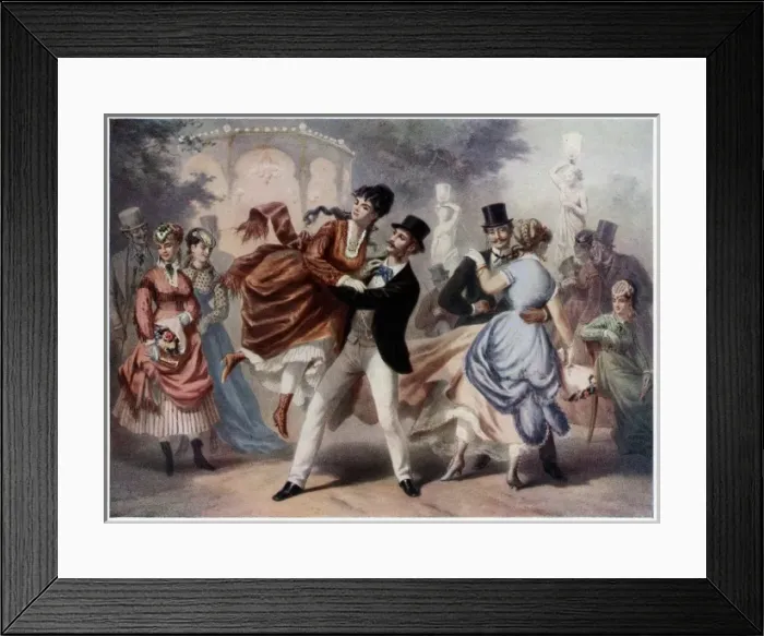 Framed Print : Dancers at Chateau Rouge, Paris Framed Print : Dancers at Chateau Rouge, Paris