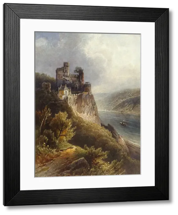 Framed Print : Germany / Rheinstein C1905 Framed Print : Germany / Rheinstein C1905