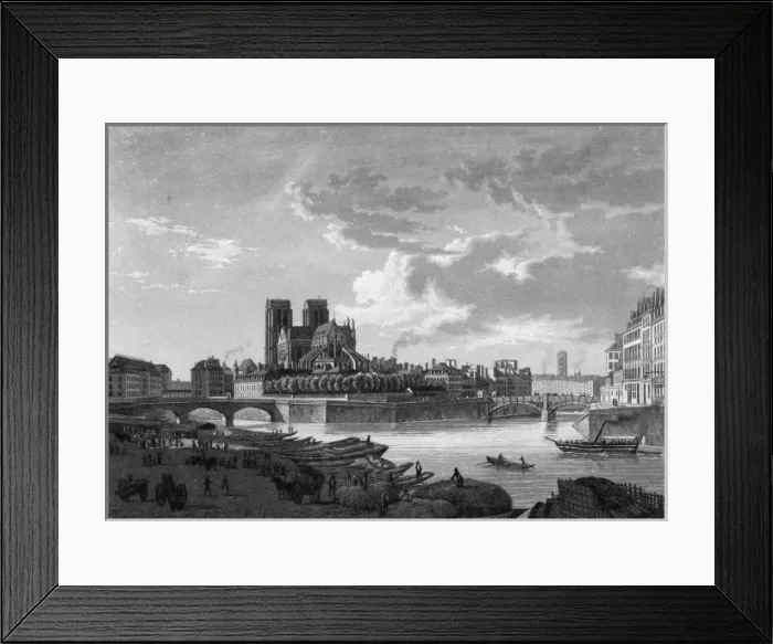 Framed Print : Paris / Seine / Notre Dame Framed Print : Paris / Seine / Notre Dame
