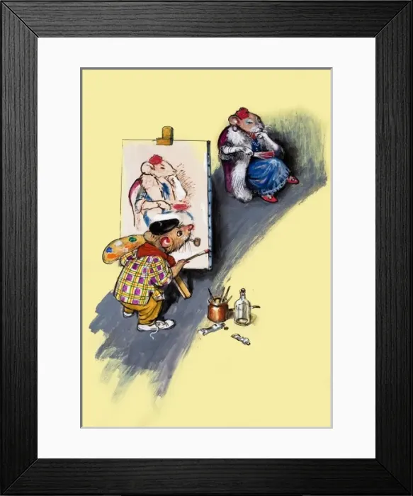 Framed Print : The Town Mouse and the Country Mouse Framed Print : The Town Mouse and the Country Mouse