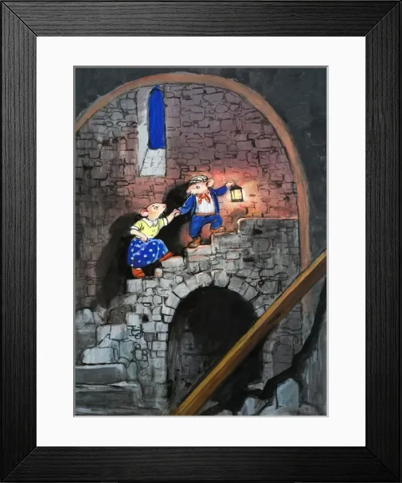 Framed Print : The Town Mouse and the Country Mouse Framed Print : The Town Mouse and the Country Mouse