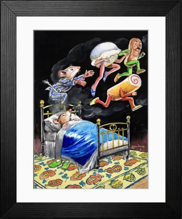 Framed Print : The Town Mouse and the Country Mouse Framed Print : The Town Mouse and the Country Mouse