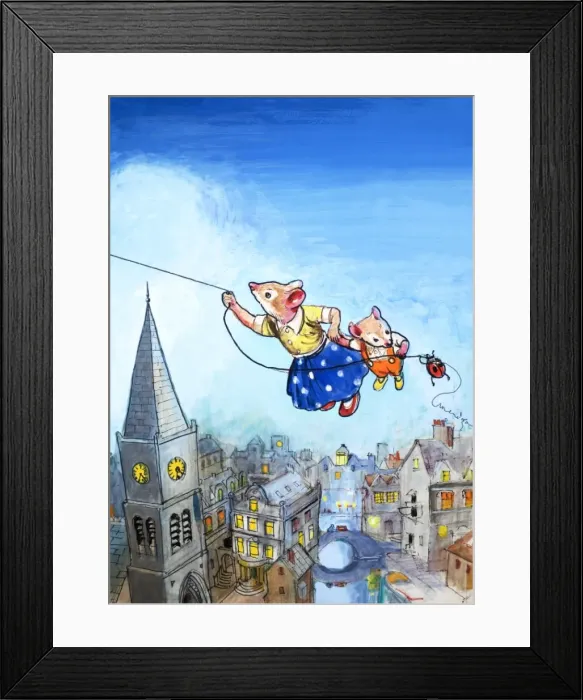 Framed Print : The Town Mouse and the Country Mouse Framed Print : The Town Mouse and the Country Mouse