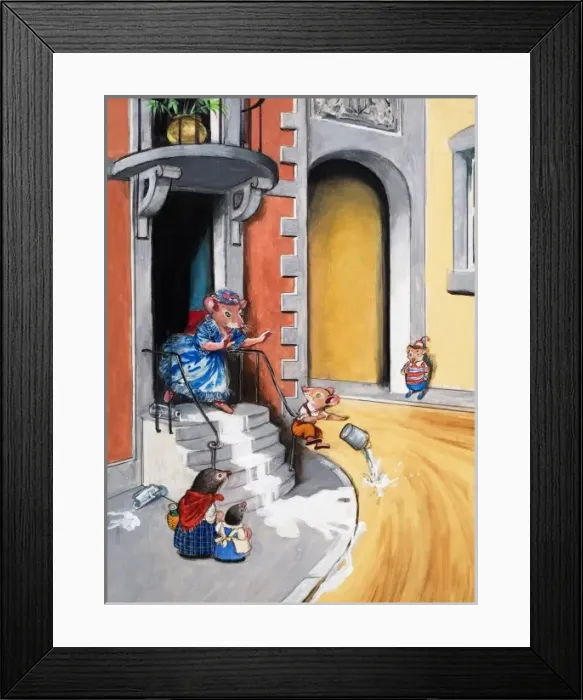 Framed Print : The Town Mouse and the Country Mouse Framed Print : The Town Mouse and the Country Mouse