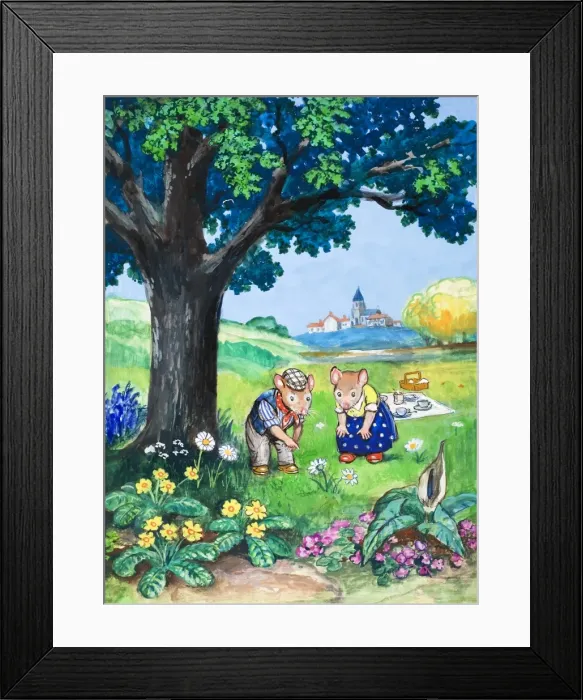 Framed Print : The Town Mouse and the Country Mouse Framed Print : The Town Mouse and the Country Mouse