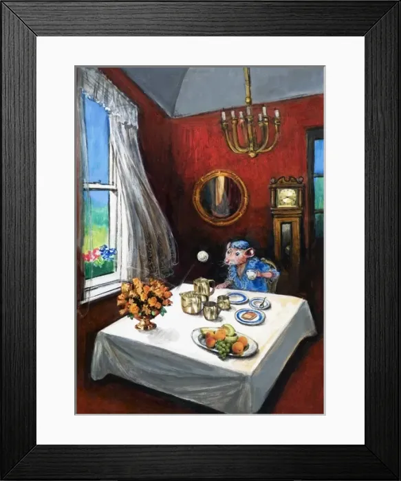 Framed Print : The Town Mouse and the Country Mouse Framed Print : The Town Mouse and the Country Mouse