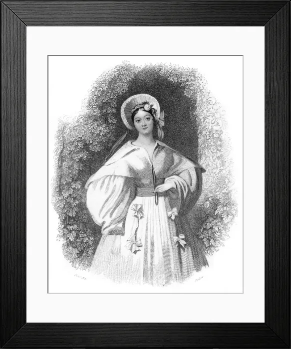 Framed Print : Letitia Landon - 3 Framed Print : Letitia Landon - 3