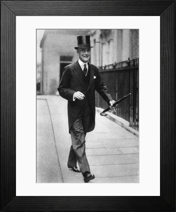 Framed Print : Austen Chamberlain Walks