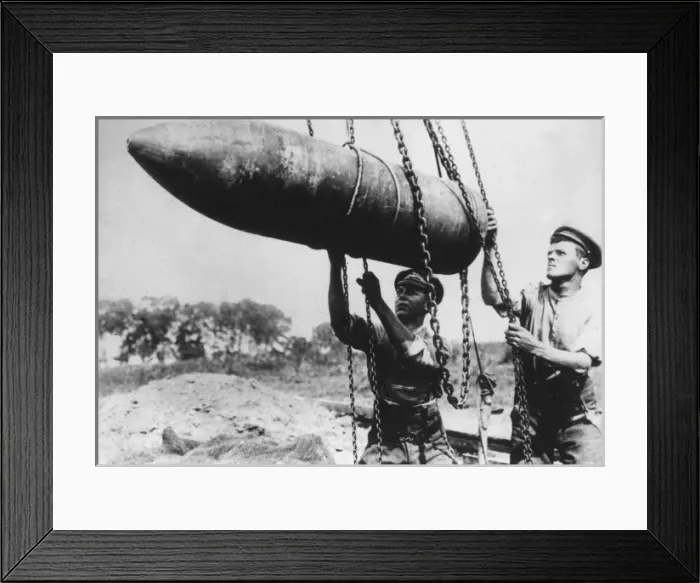 Framed Print : Huge Artillery Shell Framed Print : Huge Artillery Shell