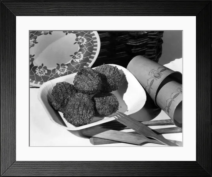 Framed Print : Salmon Fish Cakes Framed Print : Salmon Fish Cakes