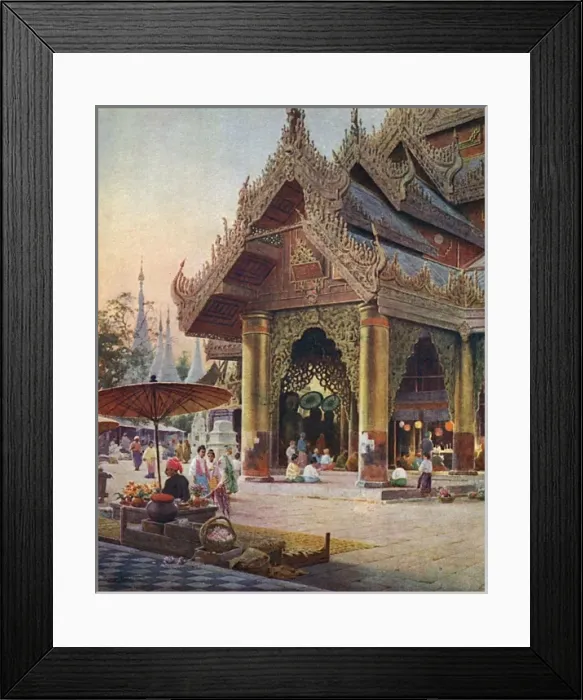 Framed Print : Burma / Rangoon Shwe Dagon Framed Print : Burma / Rangoon Shwe Dagon