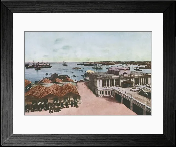 Framed Print : Colombo, Sri Lanka - view of the harbour Framed Print : Colombo, Sri Lanka - view of the harbour