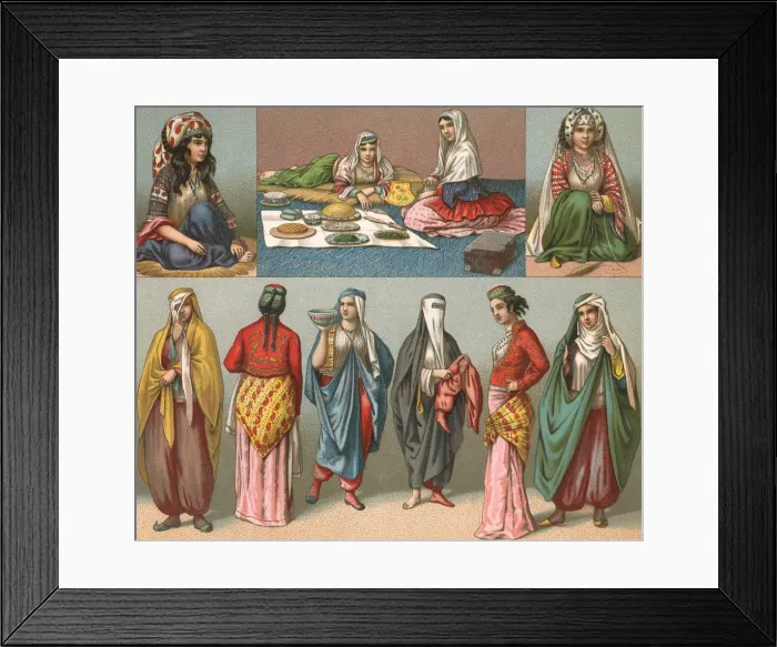 Framed Print : Racial / Iran / Women 19C Framed Print : Racial / Iran / Women 19C