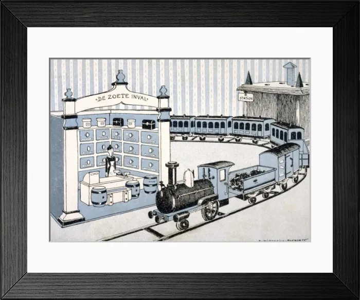 Framed Print : Model Railway Set Framed Print : Model Railway Set