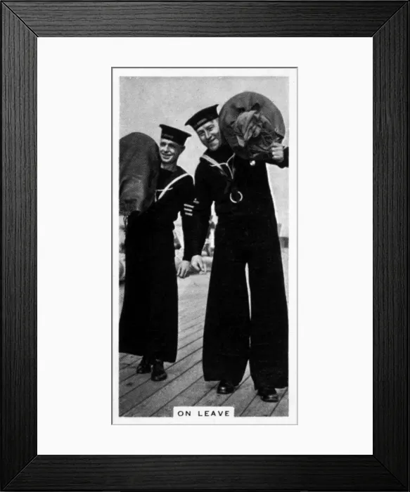 Framed Print : Sailors Going on Leave Framed Print : Sailors Going on Leave