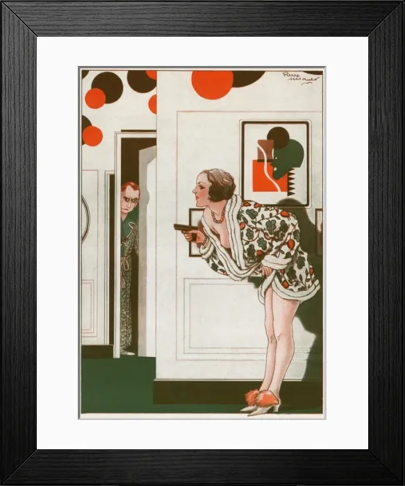 Framed Print : Crime Prevention / 1930 Framed Print : Crime Prevention / 1930