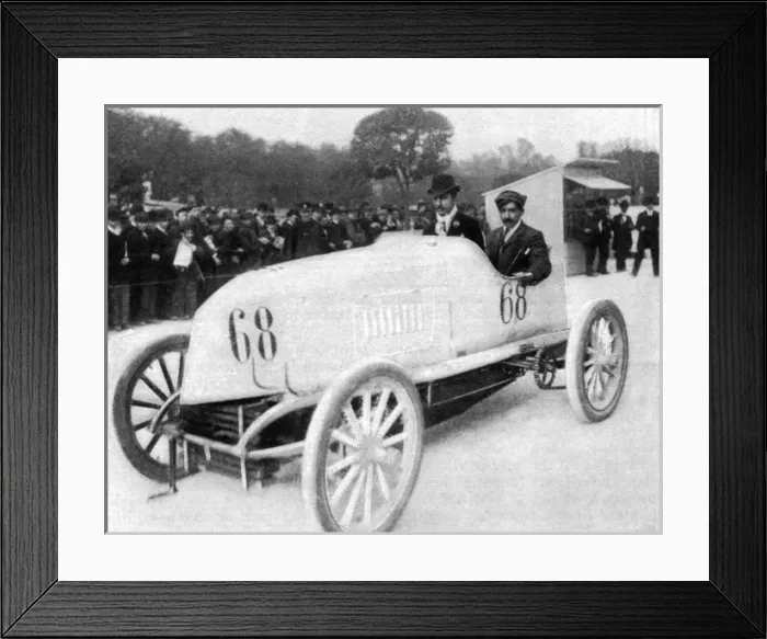 Framed Print : Paris-Madrid Race 1903 Framed Print : Paris-Madrid Race 1903